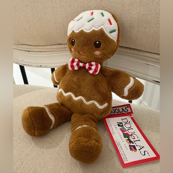 NWT Mini Plush Gingerbread Man Toy by Douglas - Picture 5 of 8